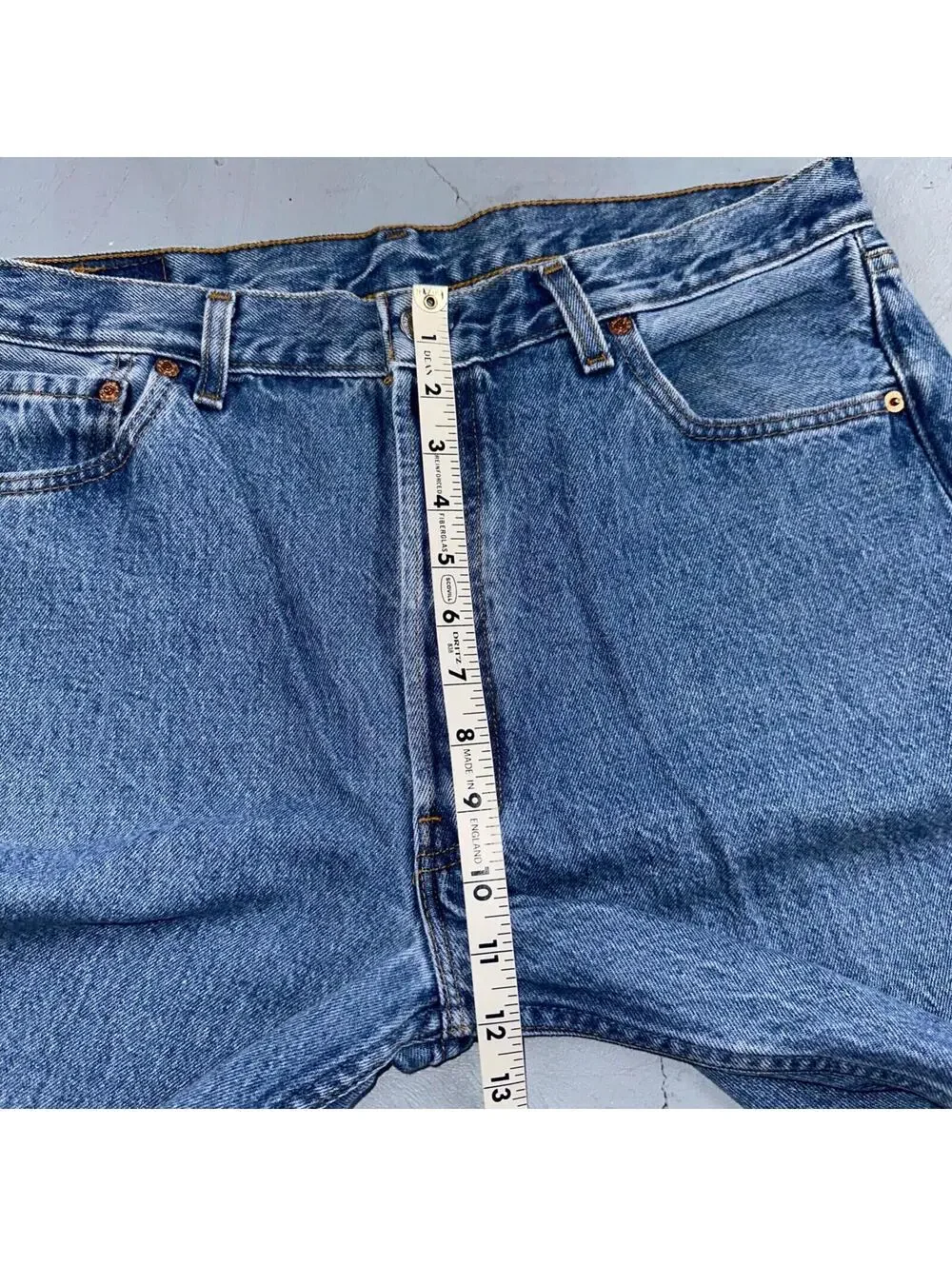 Levis 501 Vintage 90s USA XX Straight Leg Jeans Blue Med Wash 36x30 Act 34x29